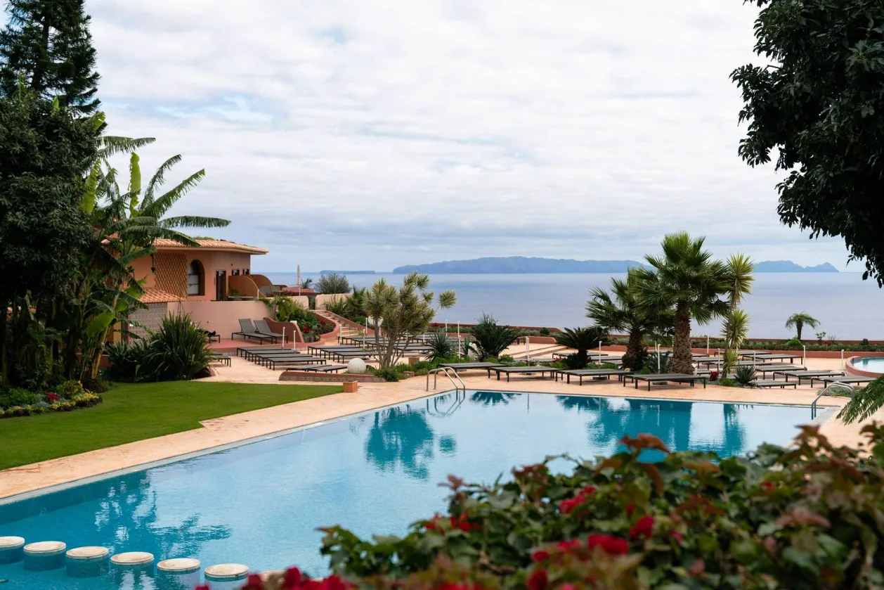 Quinta Splendida Madeira island wellness pool view